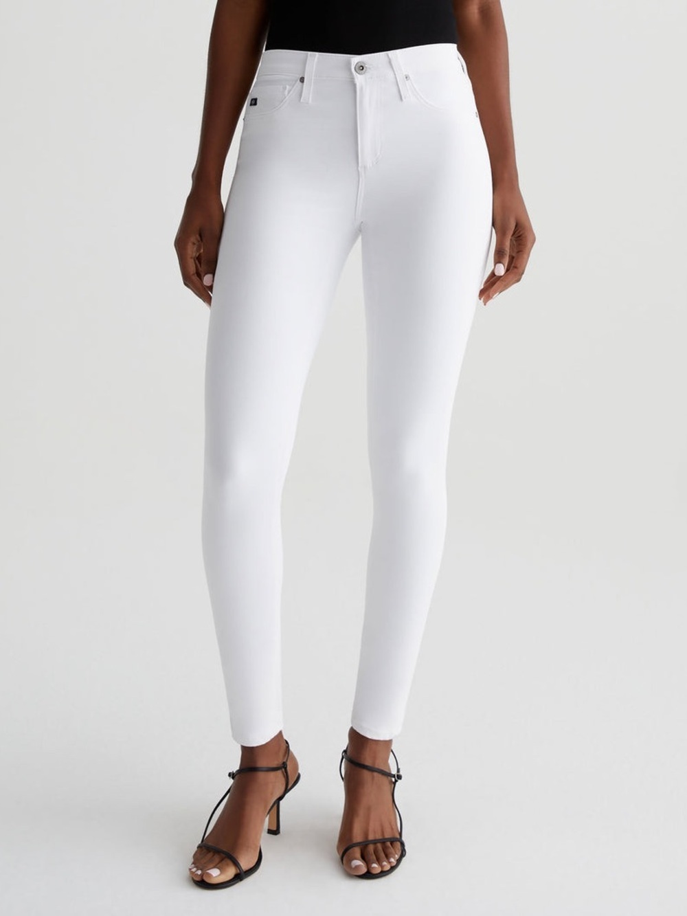 Ag Adriano Goldschmied White Women's The Legging Ankle Skinny Jeans